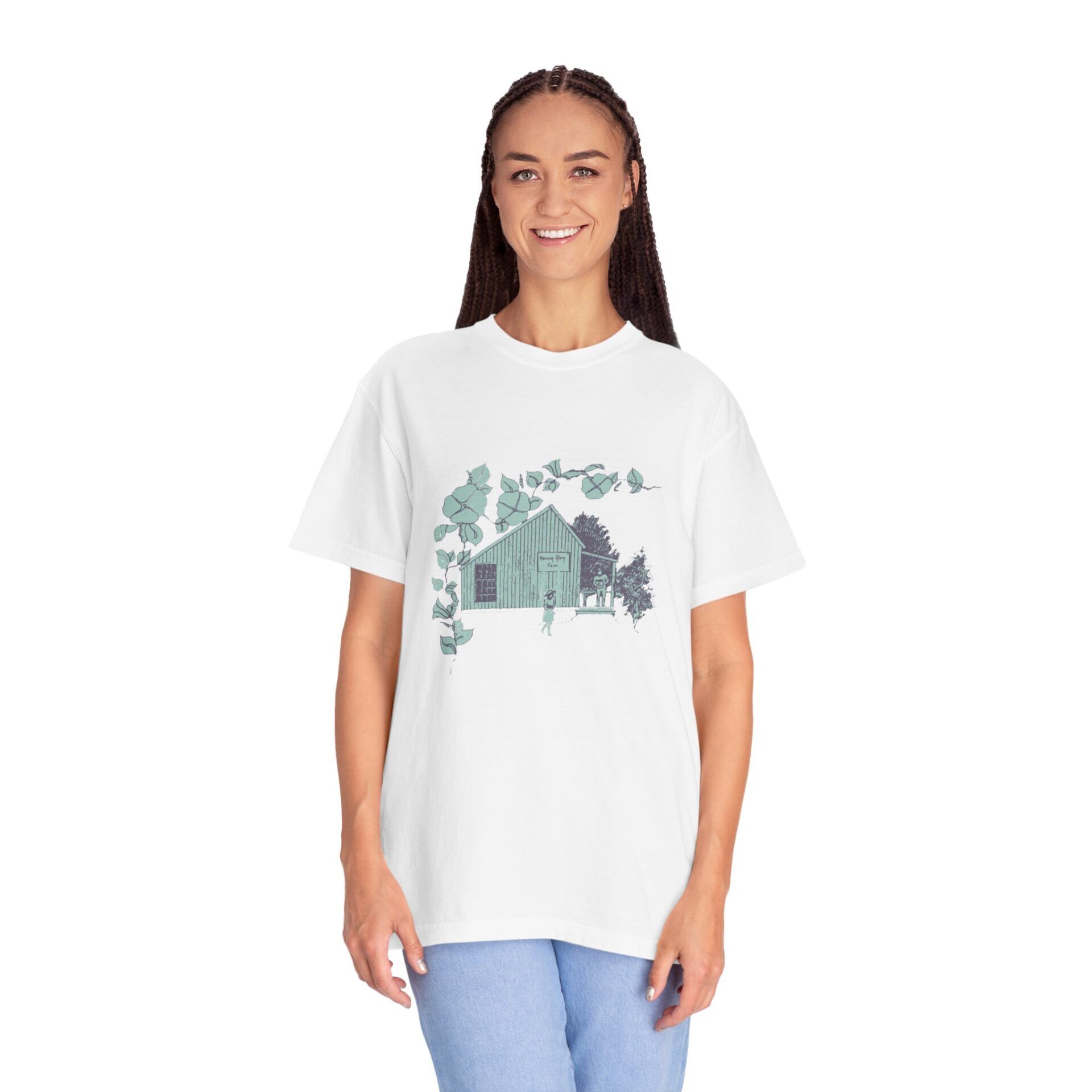 Farmhouse Morning Glory Unisex T-shirt - Image 4