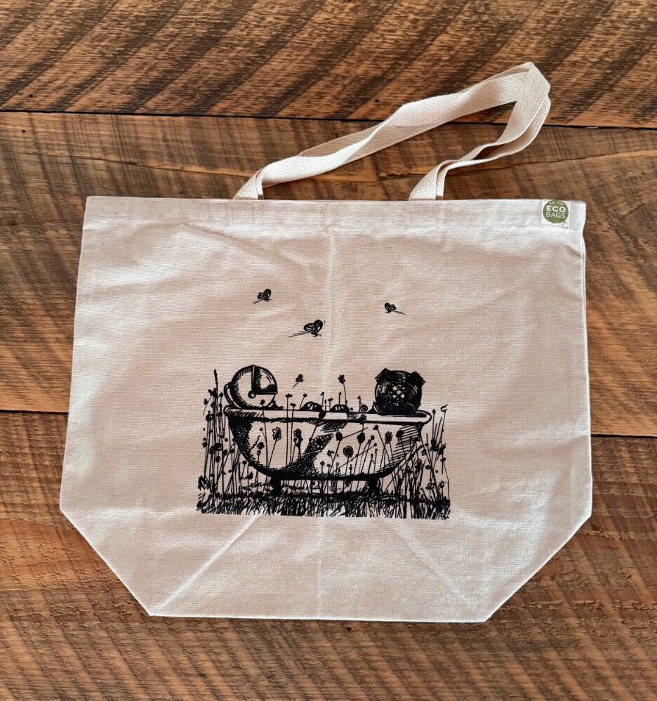 Morning Glory Farm “Clawfoot Universe” Eco Tote Bag