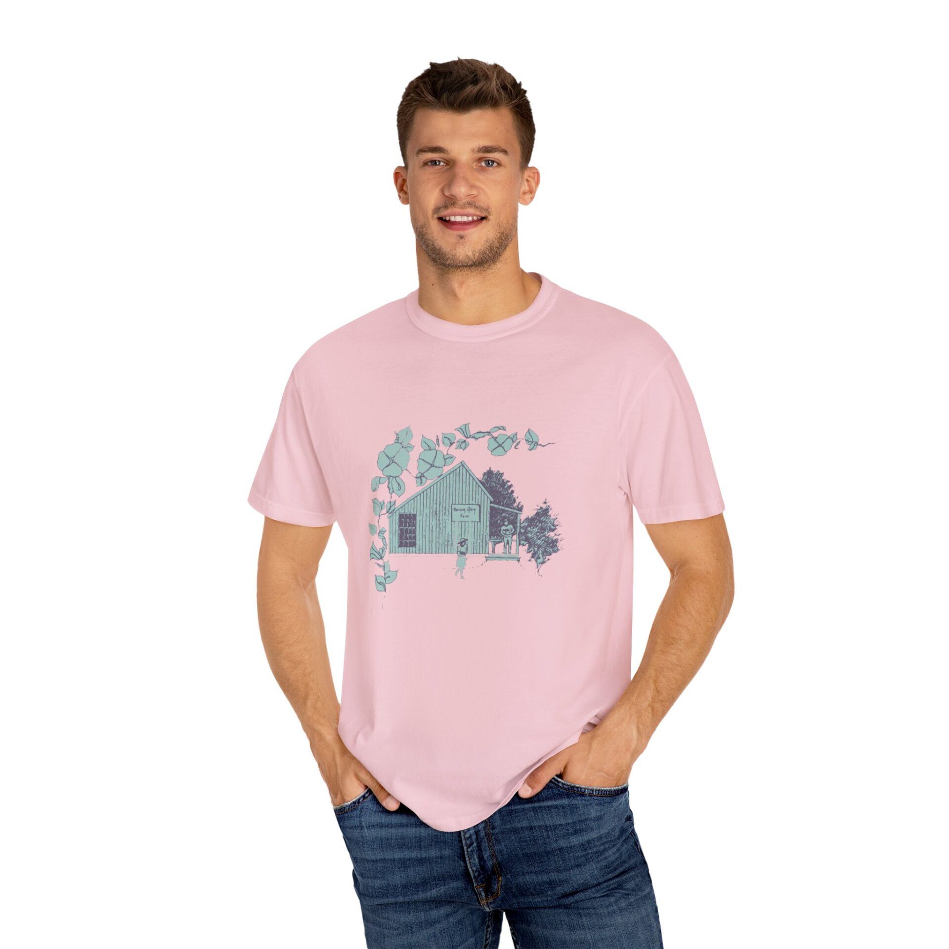 Farmhouse Morning Glory Unisex T-shirt - Image 19