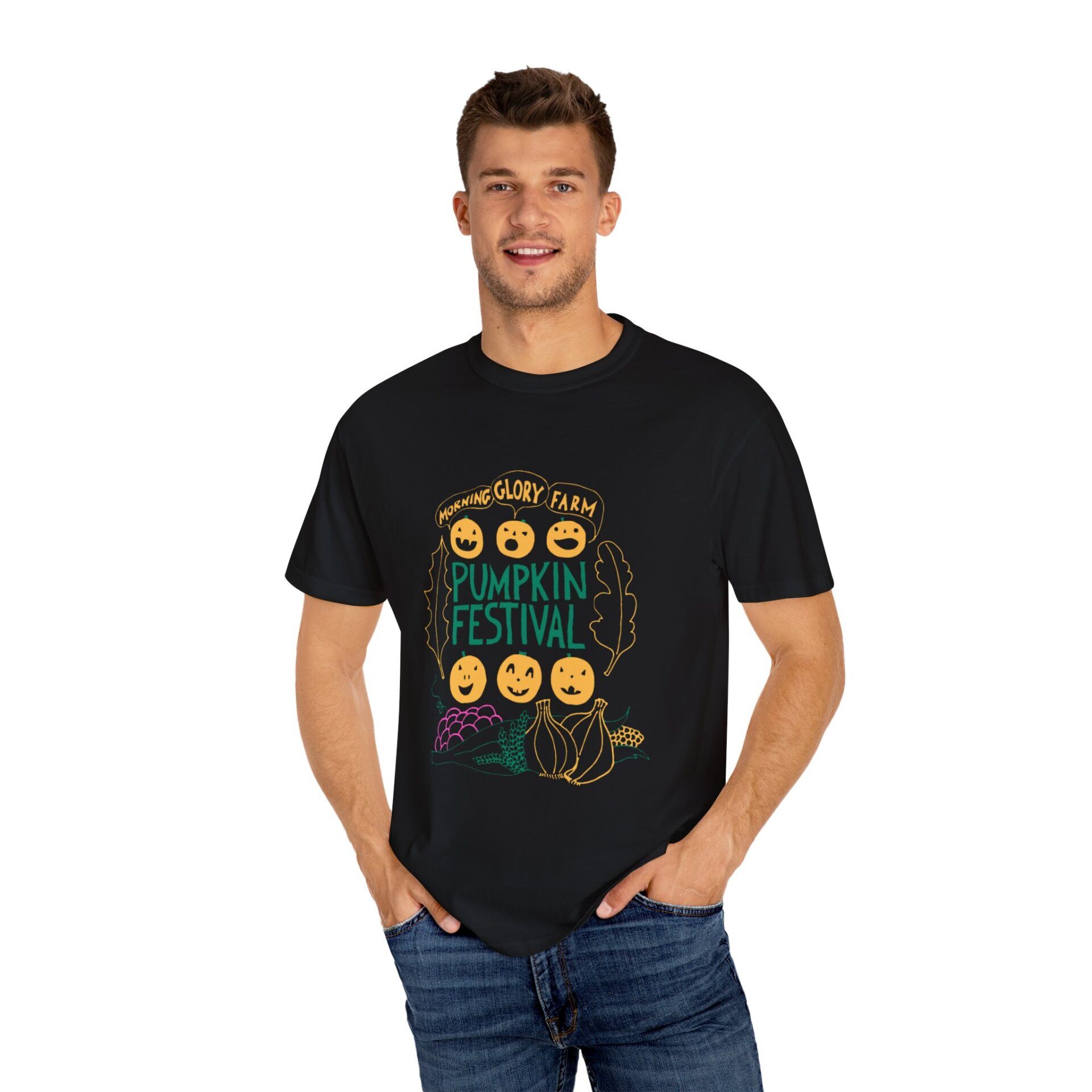 Pumpkin Fall Festival Unisex T-Shirt - Image 12