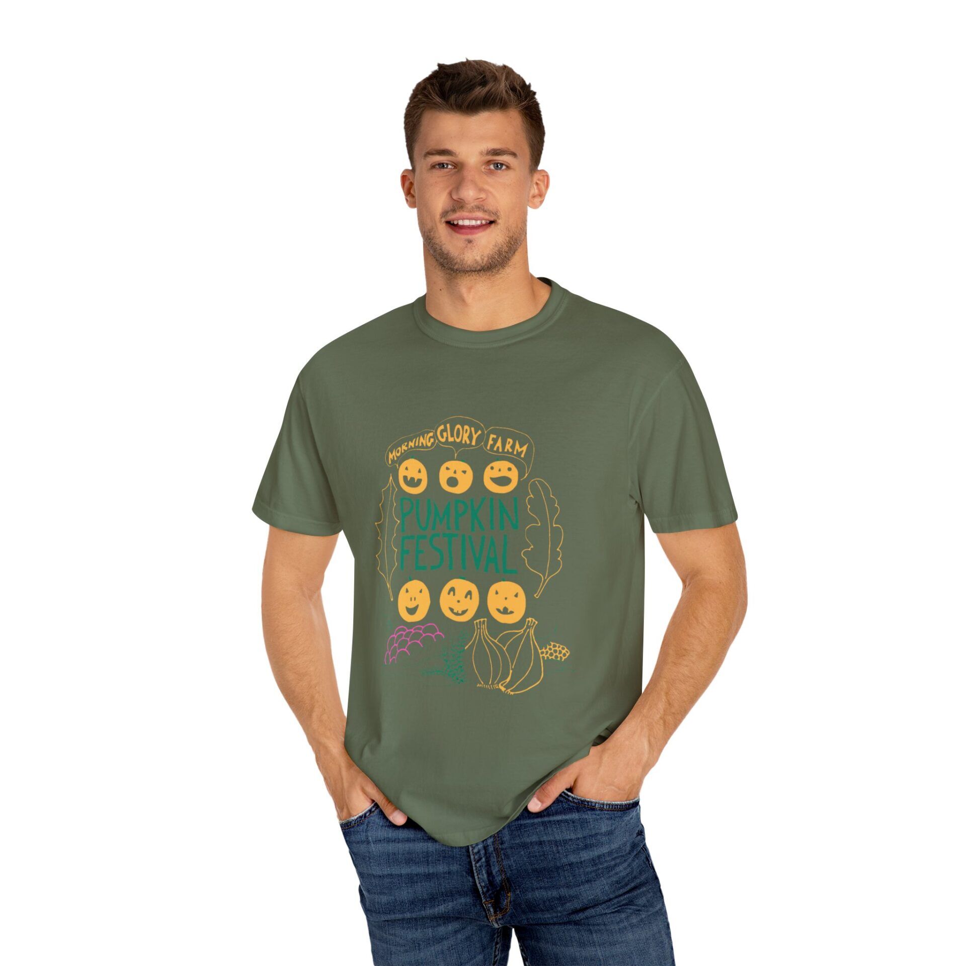 Pumpkin Fall Festival Unisex T-Shirt - Image 8