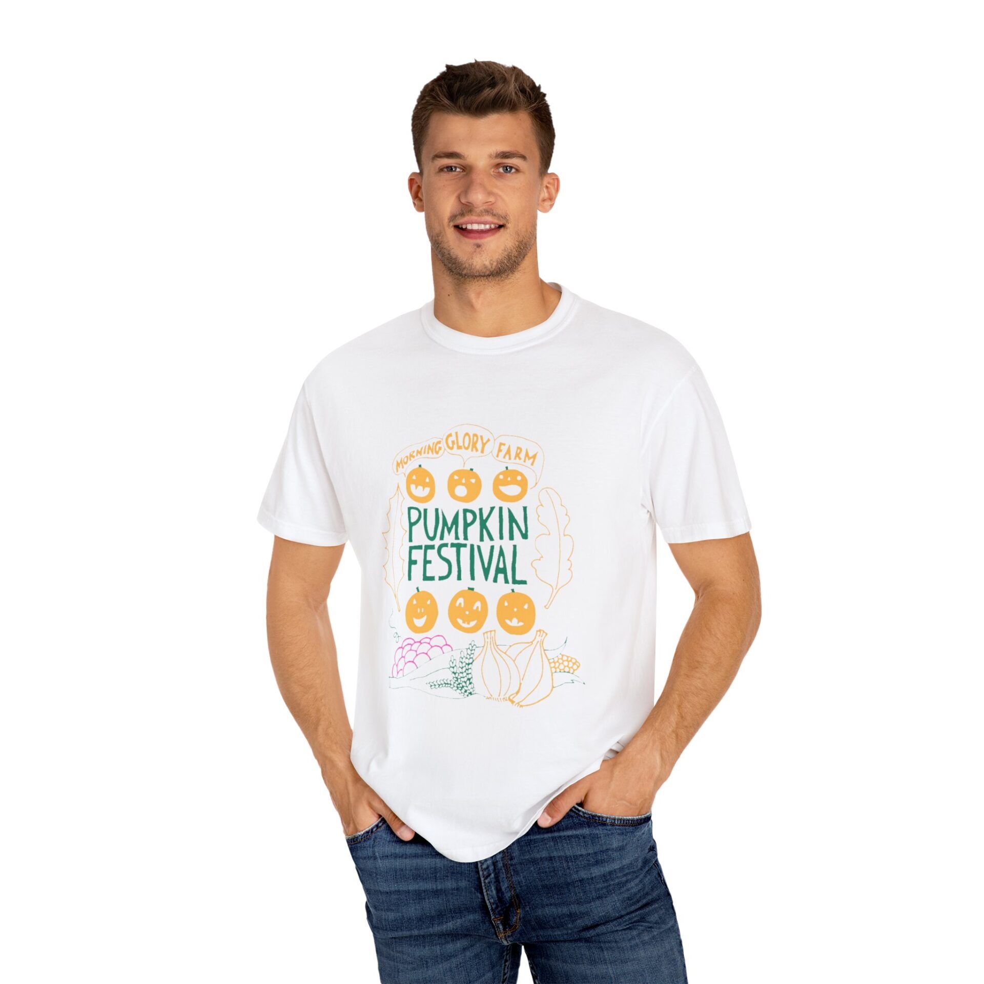 Pumpkin Fall Festival Unisex T-Shirt - Image 4