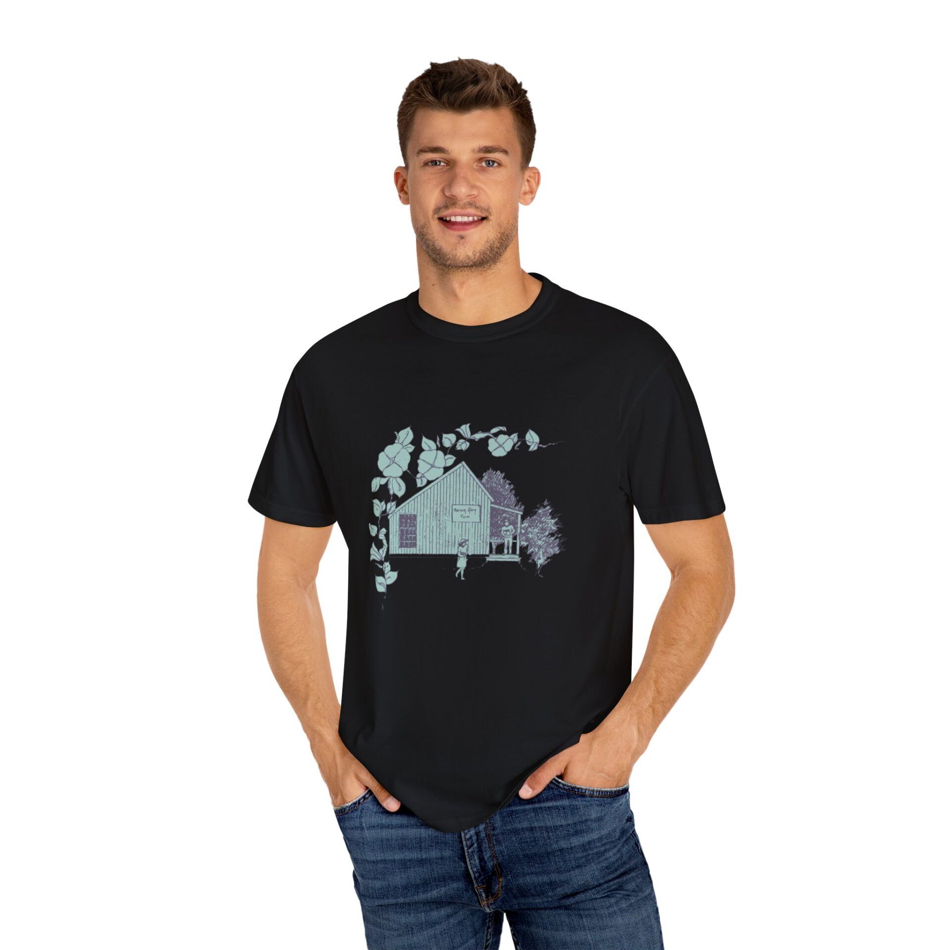 Farmhouse Morning Glory Unisex T-shirt - Image 15