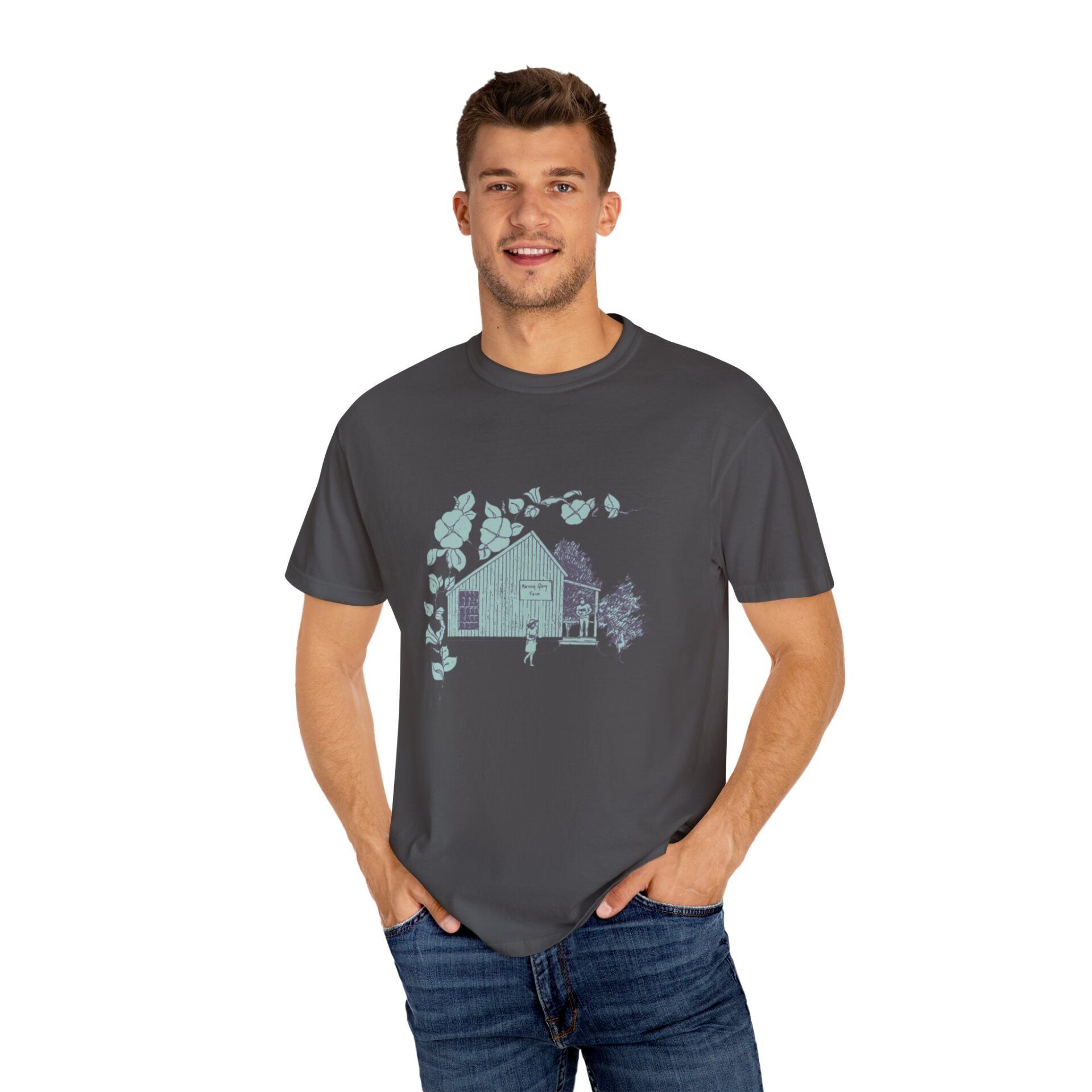 Farmhouse Morning Glory Unisex T-shirt - Image 11