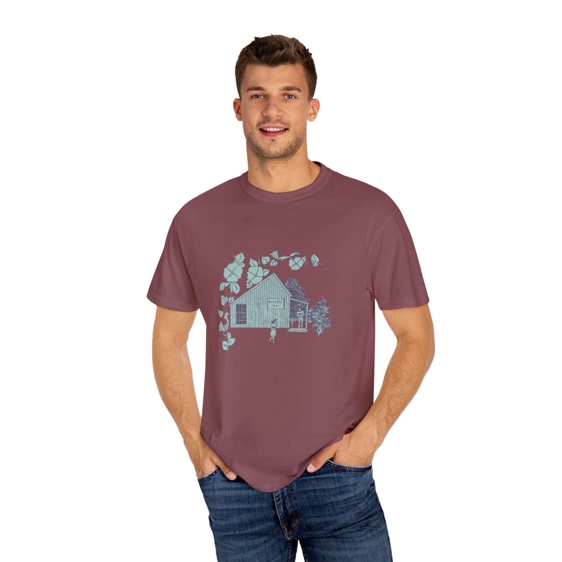 Farmhouse Morning Glory Unisex T-shirt - Image 7