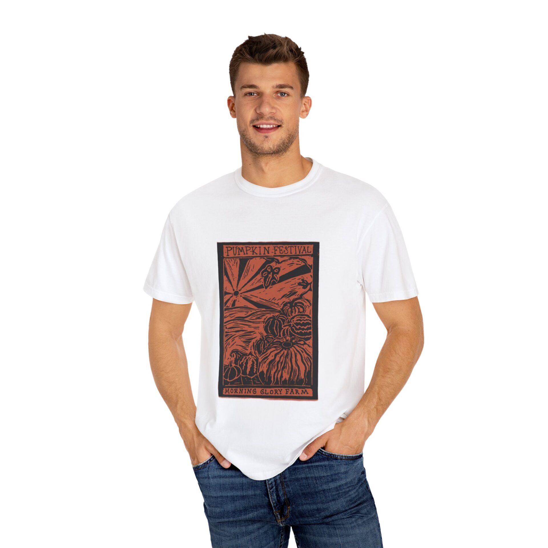 Pumpkin Festival Unisex T-Shirt - Image 4